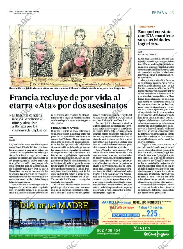 ABC SEVILLA 26-04-2013 página 45