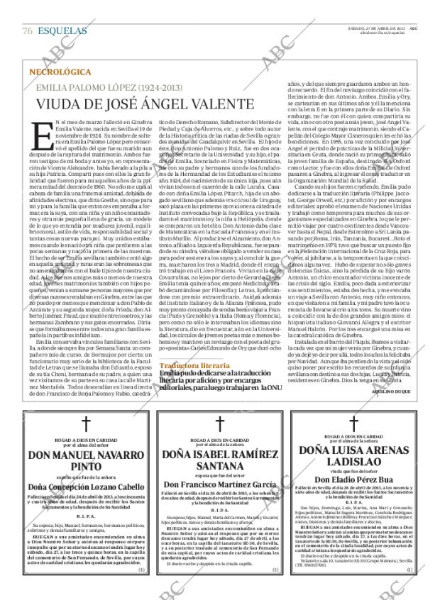 ABC SEVILLA 27-04-2013 página 76