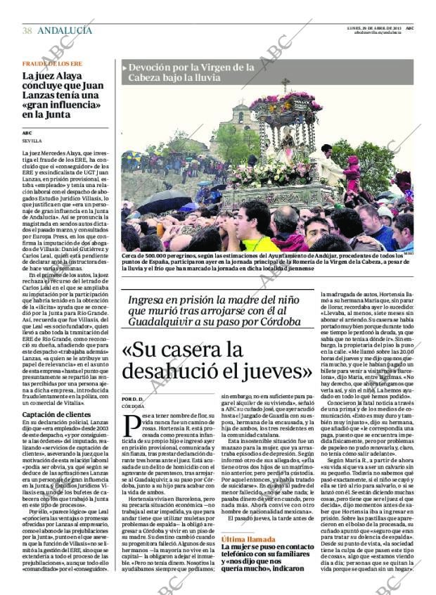 ABC SEVILLA 29-04-2013 página 38