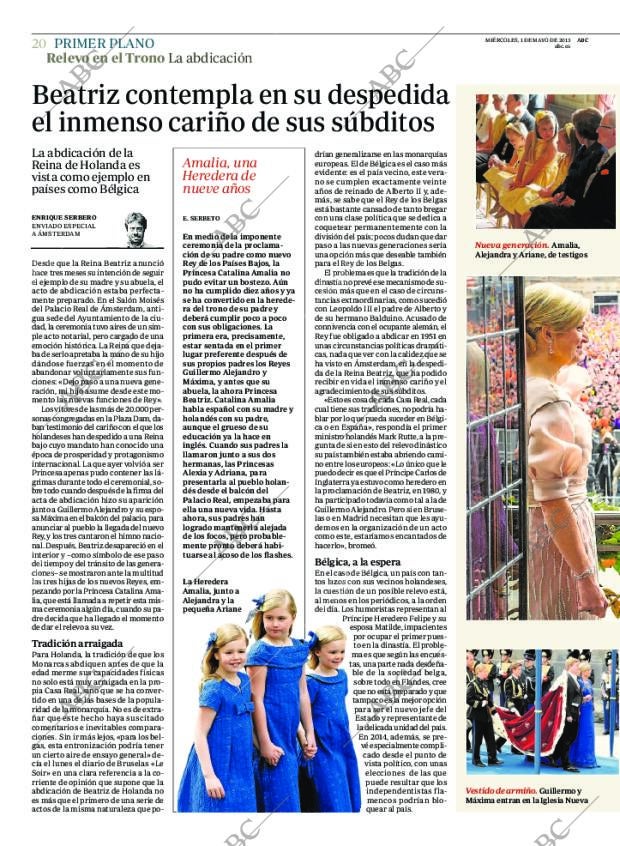 ABC MADRID 01-05-2013 página 20
