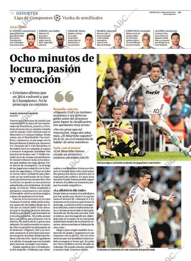 ABC MADRID 01-05-2013 página 74