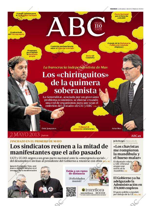 ABC MADRID 02-05-2013 página 1