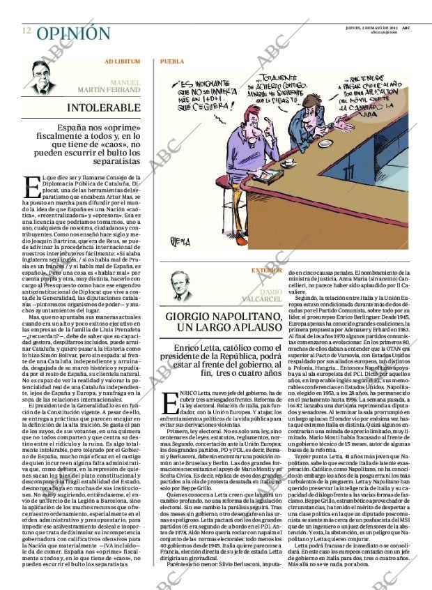 ABC MADRID 02-05-2013 página 12