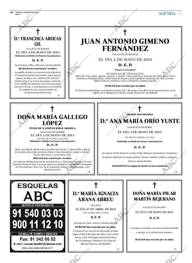 ABC MADRID 04-05-2013 página 57