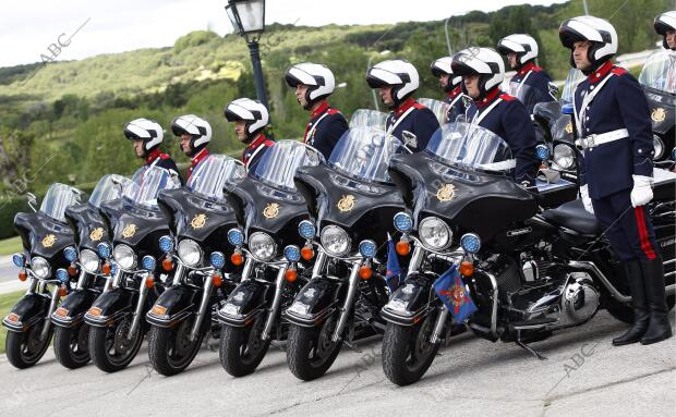 SSAARR los principes de asturias presiden la jura de bandera de civiles