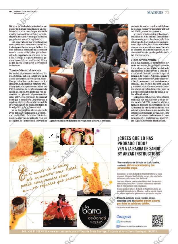 ABC MADRID 10-05-2013 página 73