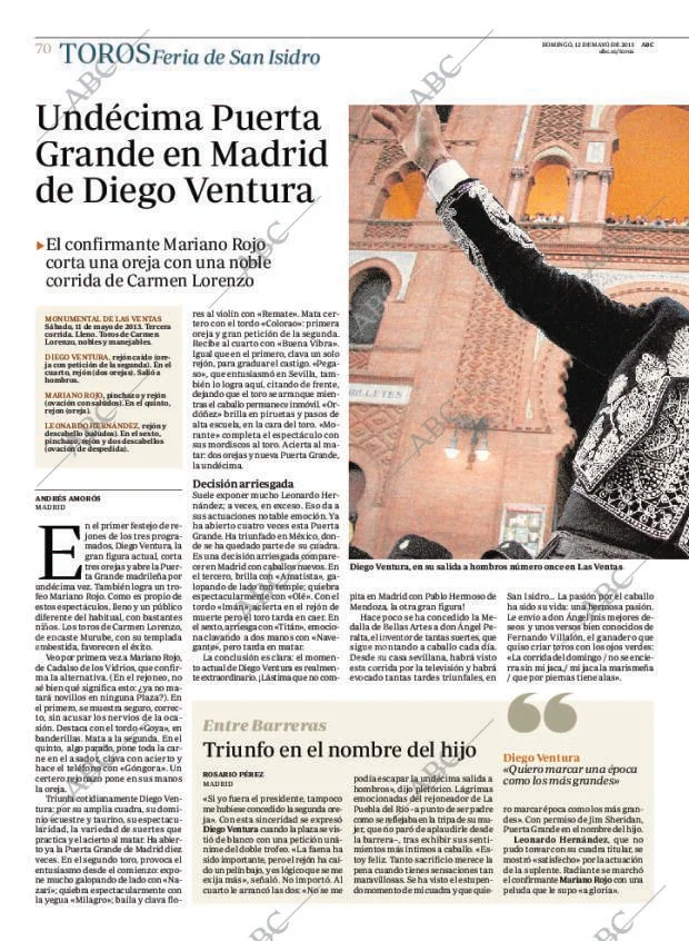 ABC MADRID 12-05-2013 página 70