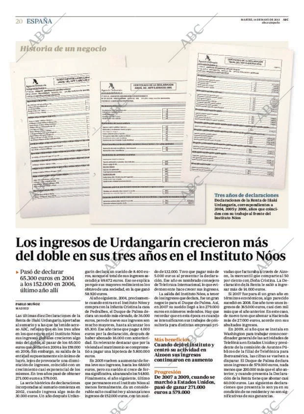 ABC MADRID 14-05-2013 página 20