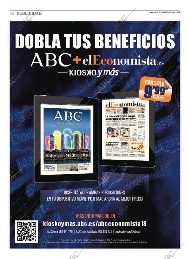 ABC MADRID 19-05-2013 página 62
