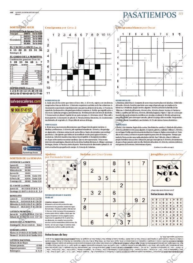 ABC MADRID 20-05-2013 página 89