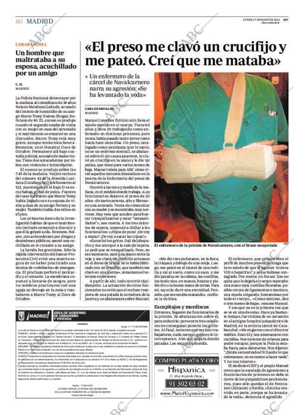 ABC MADRID 27-05-2013 página 80