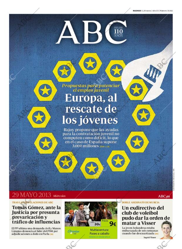 ABC MADRID 29-05-2013 página 1