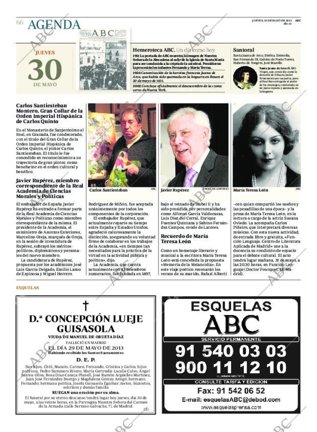 ABC MADRID 30-05-2013 página 66