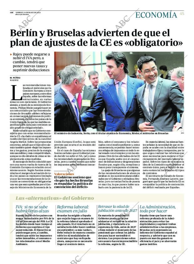 ABC MADRID 31-05-2013 página 45