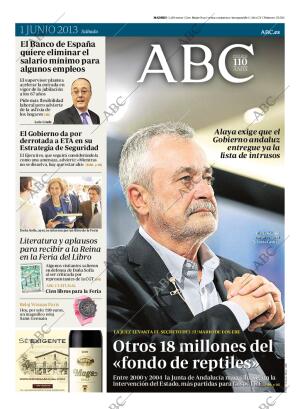 ABC MADRID 01-06-2013 página 1