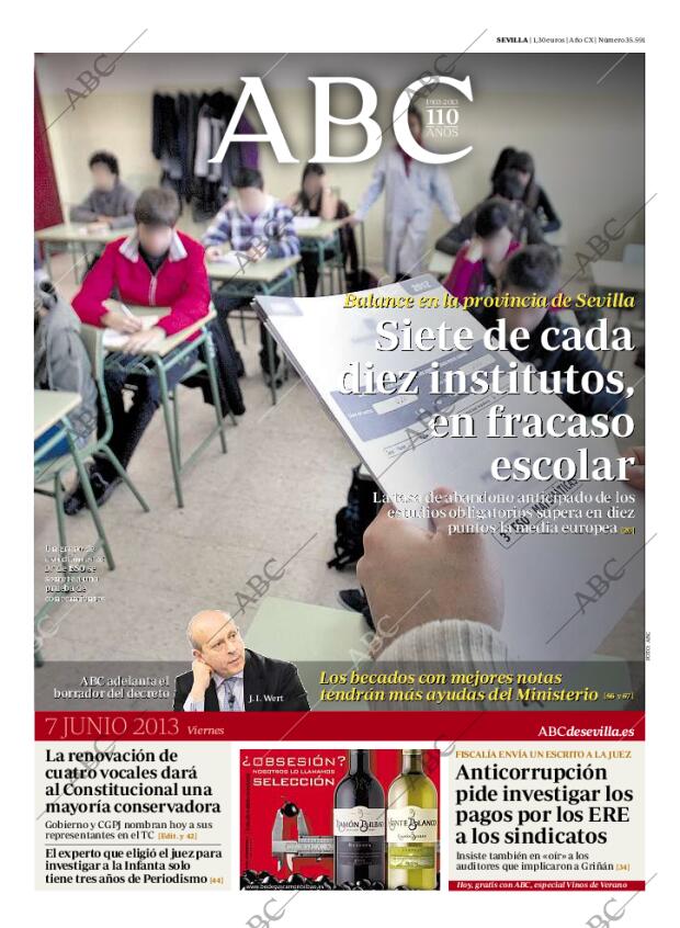 ABC SEVILLA 07-06-2013 página 1
