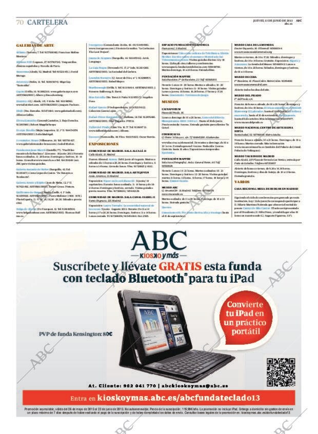 ABC MADRID 13-06-2013 página 70