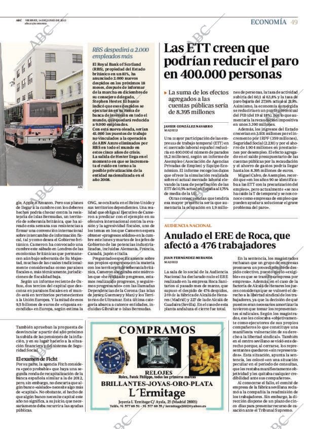 ABC MADRID 14-06-2013 página 49