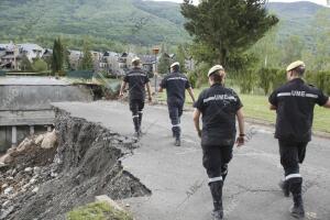 En la imagen, efectivos de la Unidad Militar de Emergencia (UME)