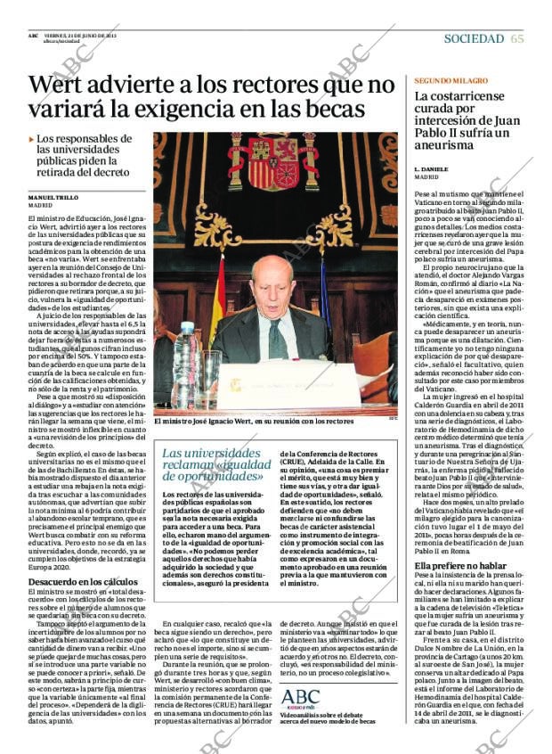 ABC MADRID 21-06-2013 página 65