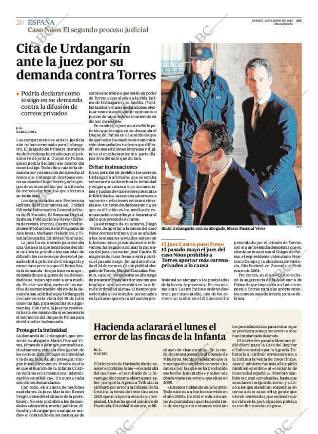 ABC MADRID 22-06-2013 página 20