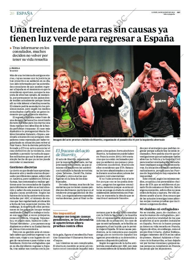 ABC MADRID 24-06-2013 página 20