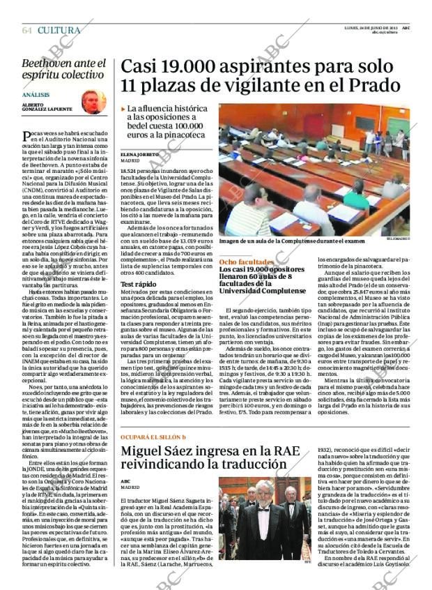 ABC MADRID 24-06-2013 página 64