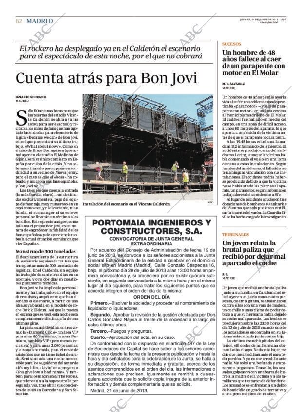 ABC MADRID 27-06-2013 página 62
