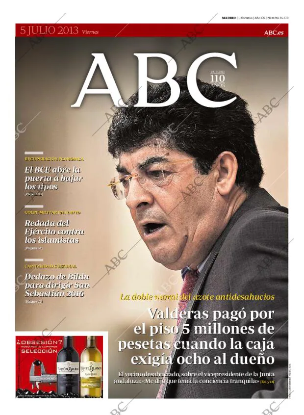 ABC MADRID 05-07-2013 página 1