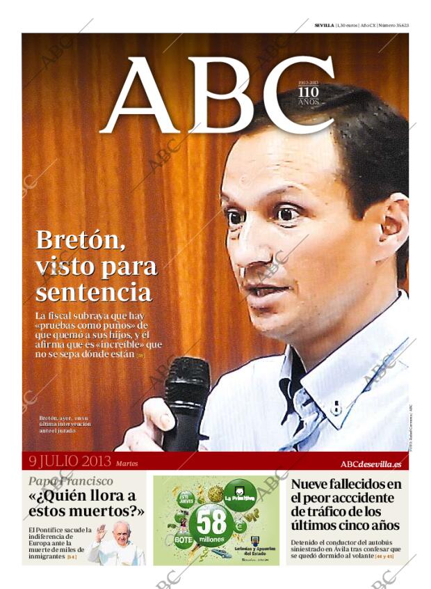 ABC SEVILLA 09-07-2013 página 1