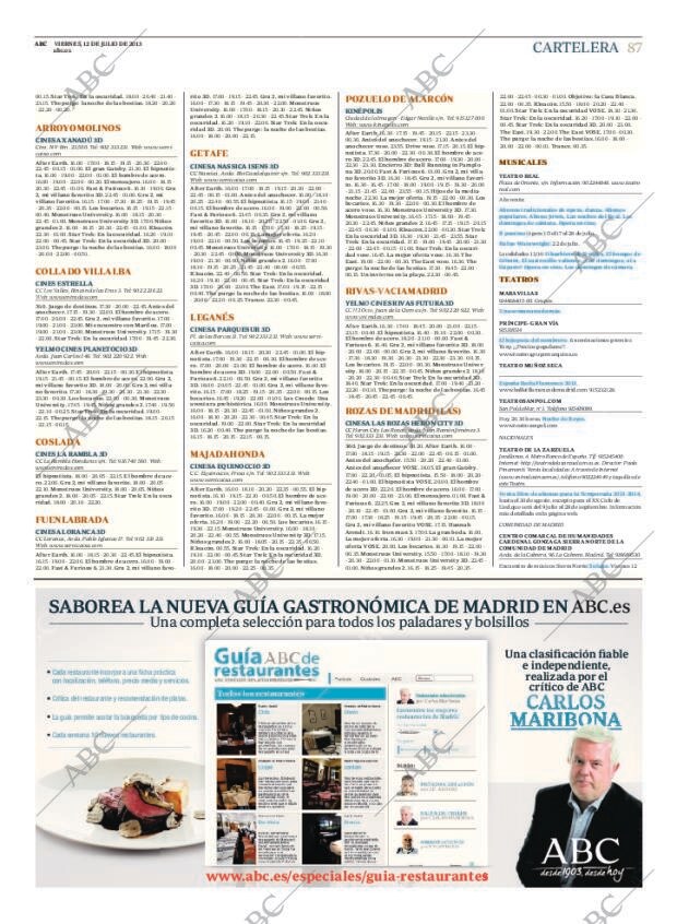 ABC MADRID 12-07-2013 página 87