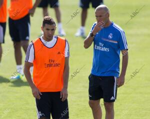 entrenamiento del real Madrid