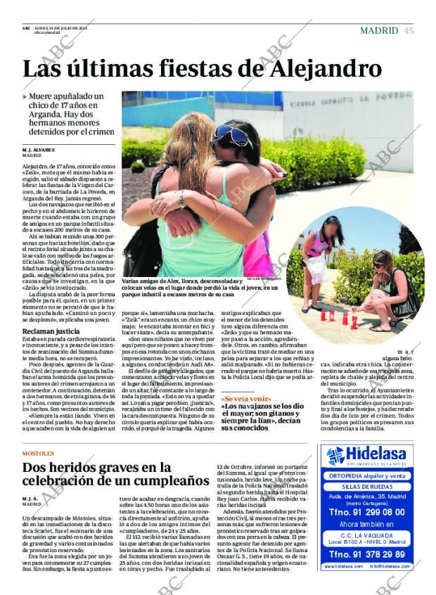 ABC MADRID 15-07-2013 página 45