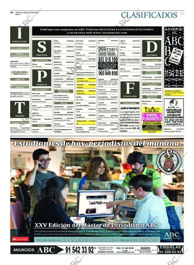 ABC MADRID 15-07-2013 página 53