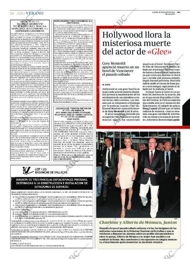 ABC MADRID 15-07-2013 página 68