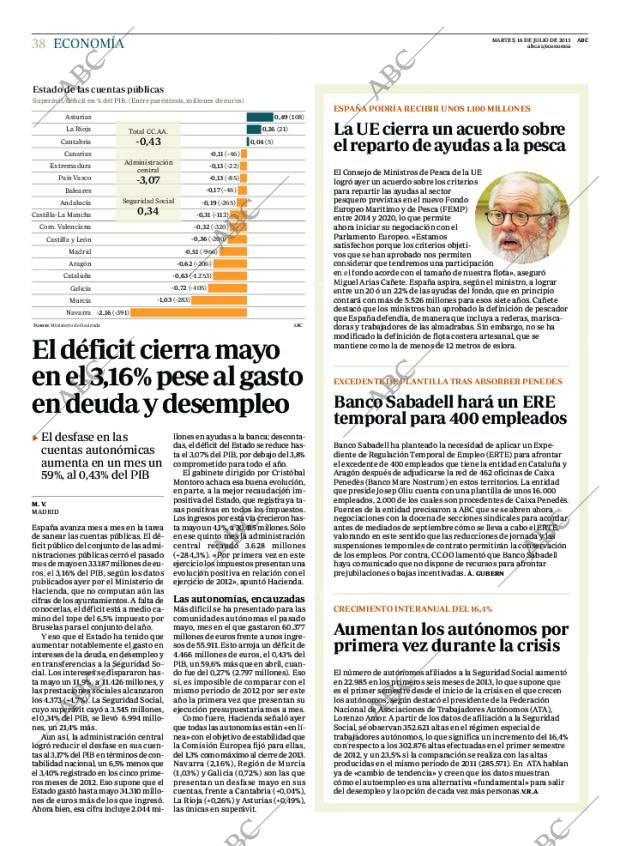 ABC MADRID 16-07-2013 página 38