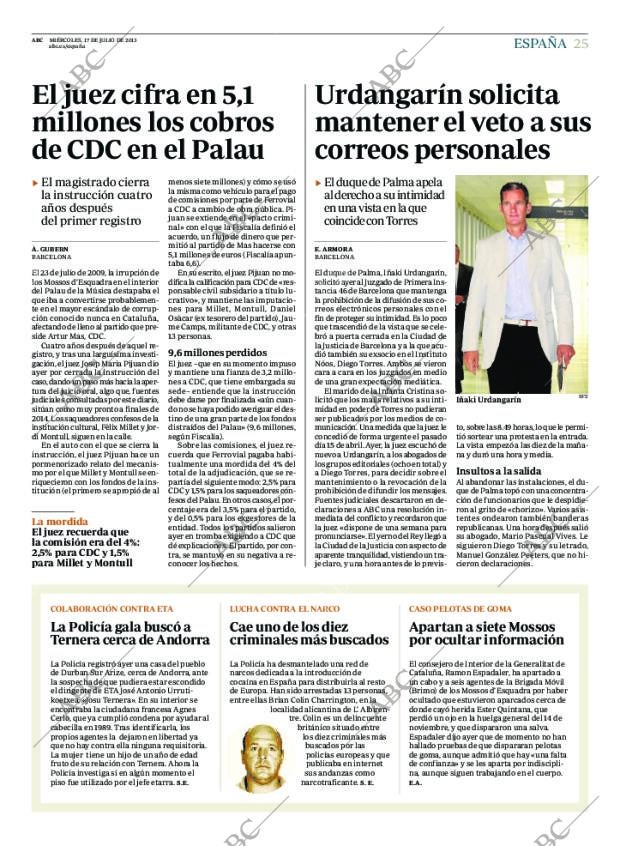 ABC MADRID 17-07-2013 página 25