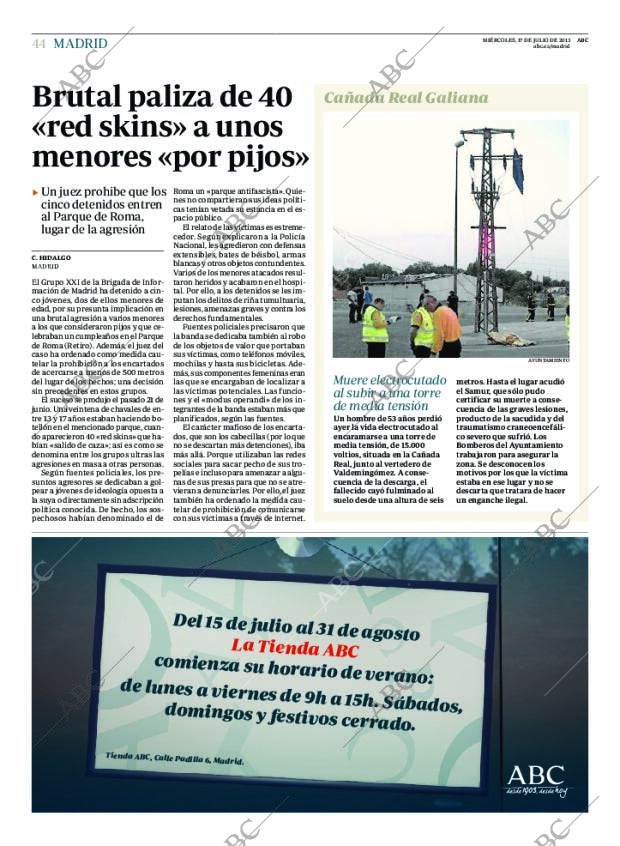 ABC MADRID 17-07-2013 página 44