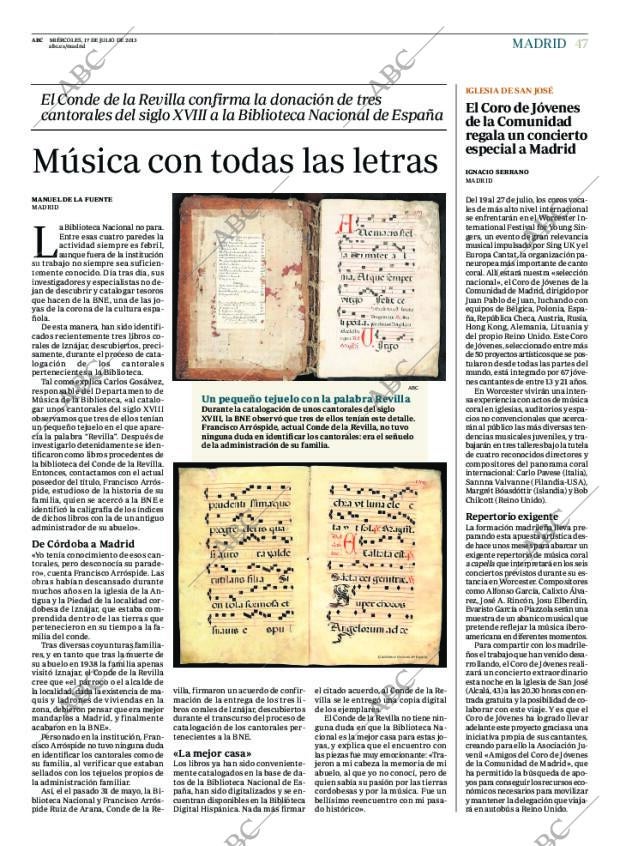 ABC MADRID 17-07-2013 página 47