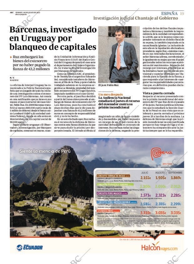 ABC MADRID 20-07-2013 página 19