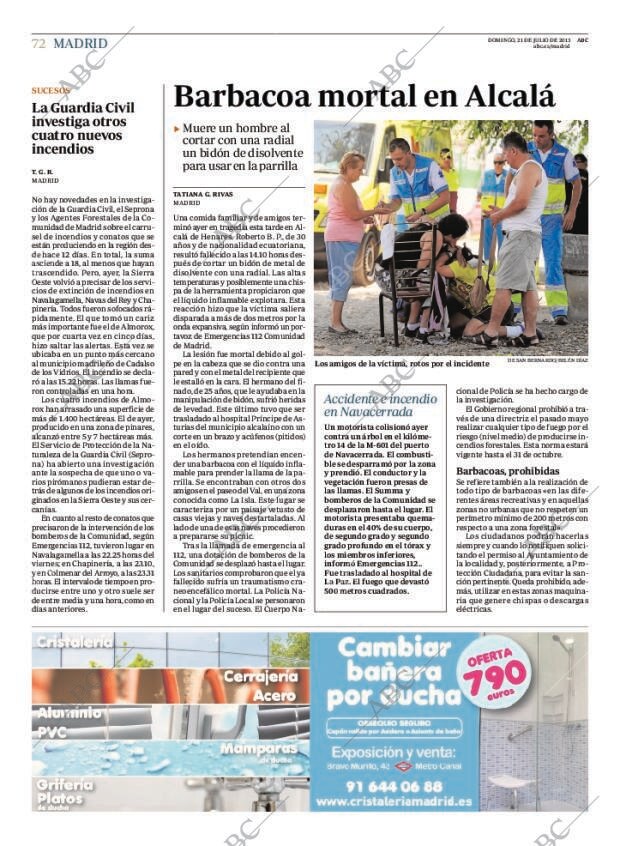 ABC MADRID 21-07-2013 página 72