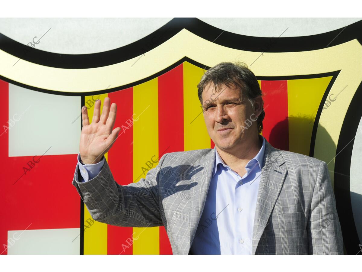 Presentacion del nuevo entrenador del Fc Barcelona Archivo ABC Presentacion del nuevo entrenador del Fc Barcelona Archivo ABC