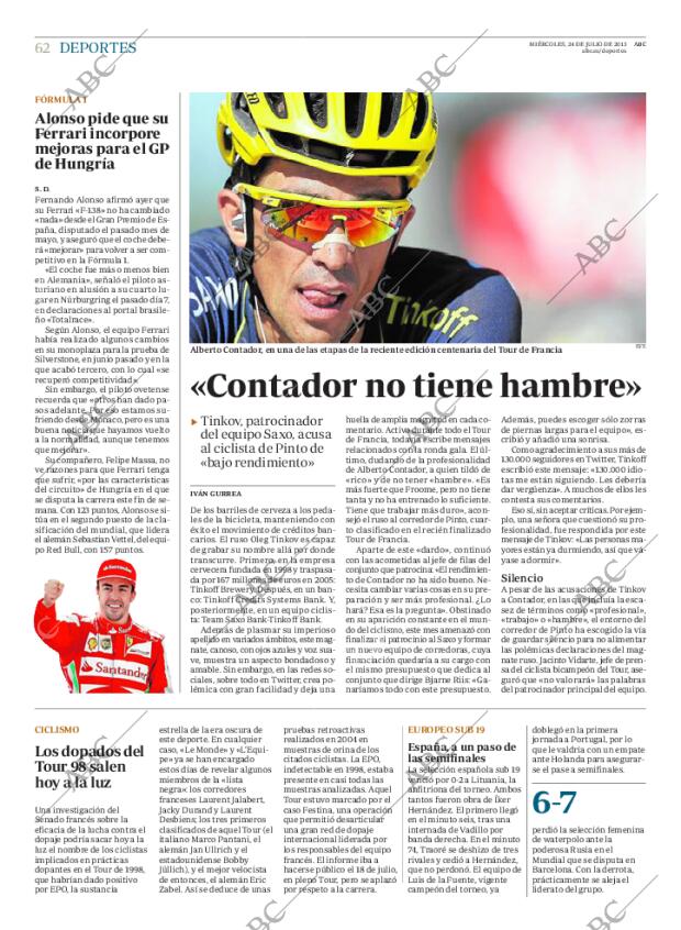 ABC MADRID 24-07-2013 página 62