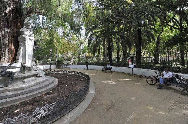 Parque de María Luisa. En la Imagen, la glorieta de Bécquer