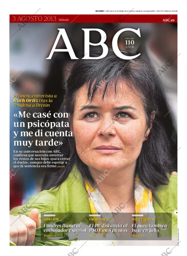 ABC MADRID 03-08-2013 página 1