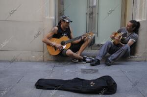 Centro. Reportaje de musicos callejeros