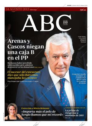ABC MADRID 14-08-2013 página 1