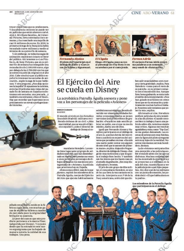 ABC MADRID 14-08-2013 página 61