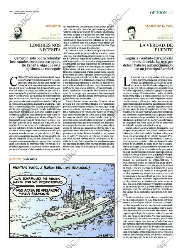 ABC MADRID 15-08-2013 página 13