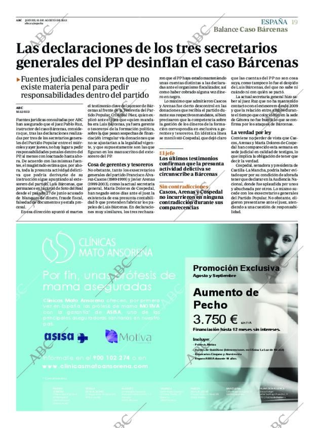 ABC MADRID 15-08-2013 página 19